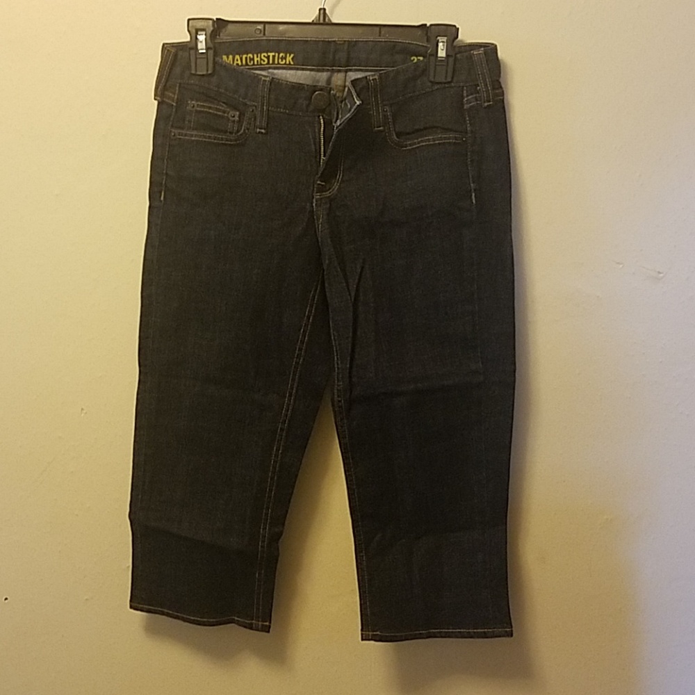 Denim capris